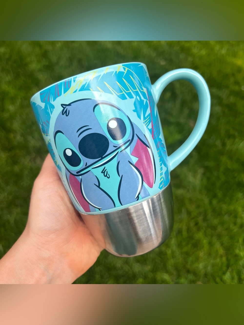 Disney Lilo & Stitch Coffee or Tea Ceramic Mug Blue